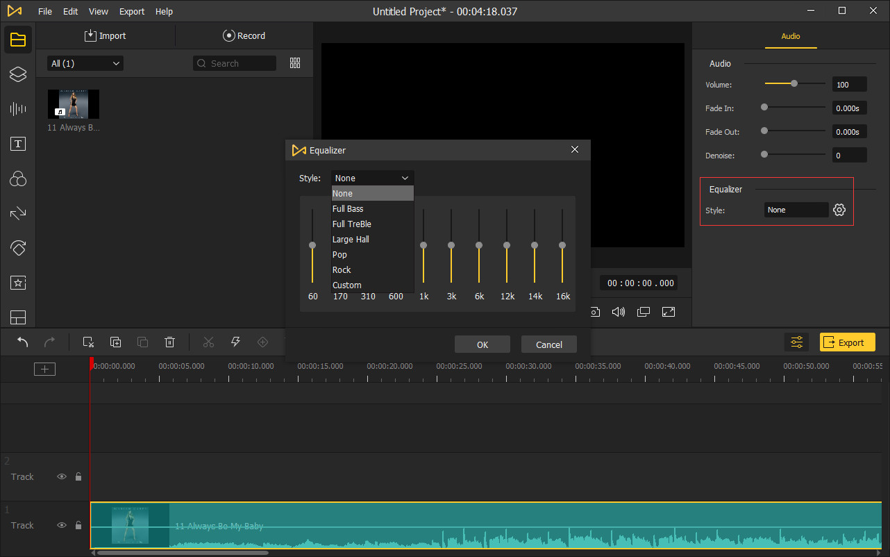 ecualizador de audio