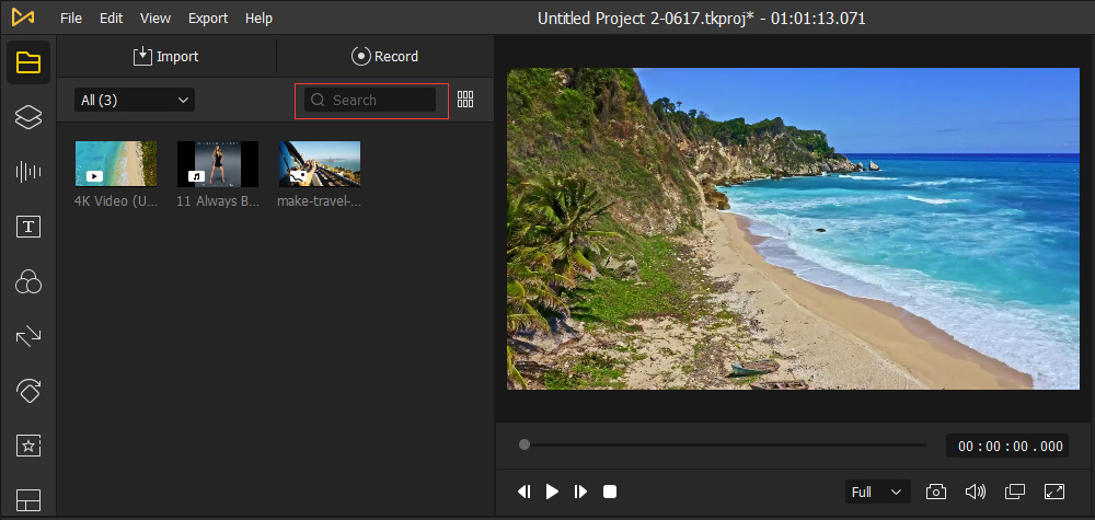 buscar archivos multimedia