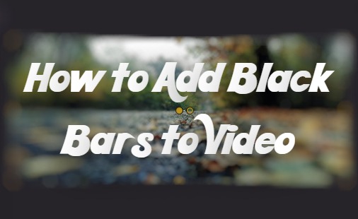 cómo agregar barras negras al video