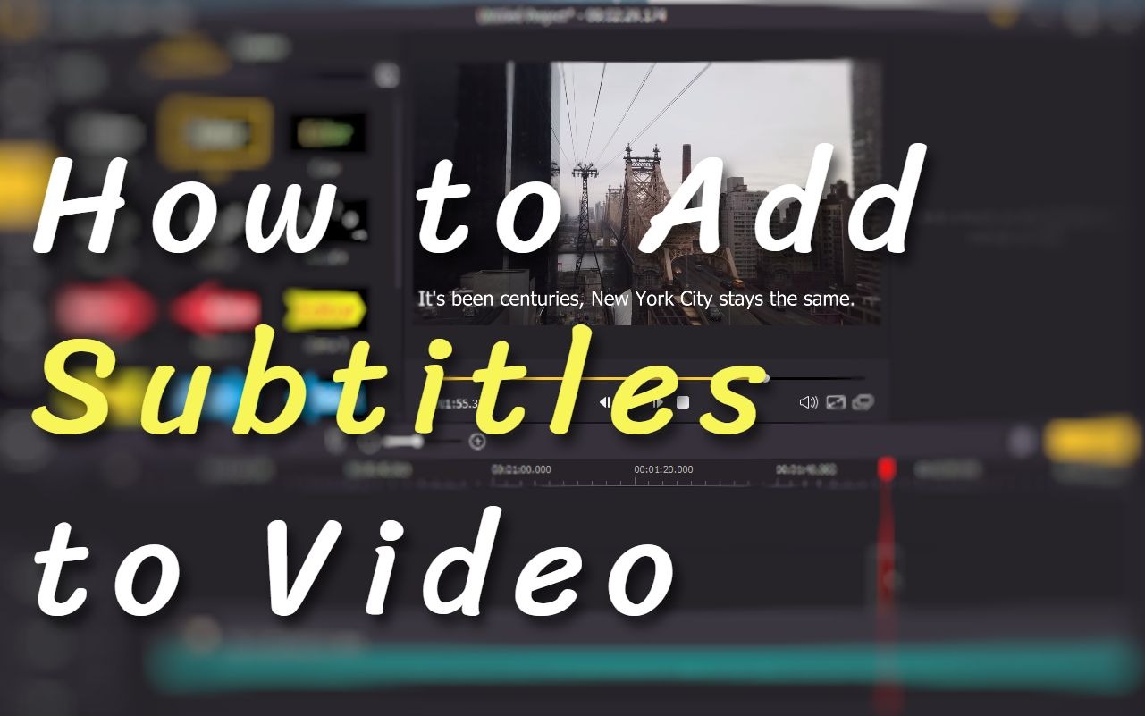 cómo poner subtítulos a video