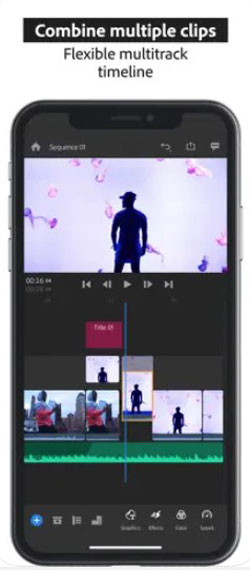 adobe premiere rush app para editar video en iphone