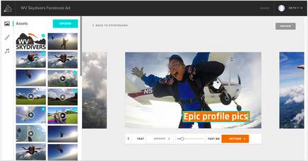 editar video para instagram en animoto