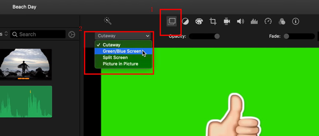 editar pantalla verde con imovie