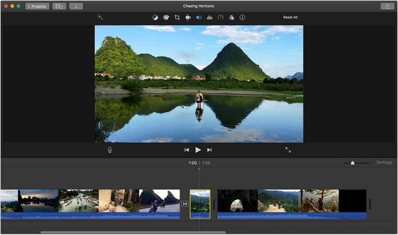 redimensionar video con imovie