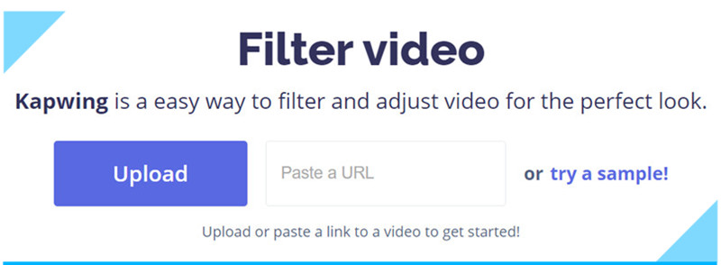 filtrar el vídeo en línea