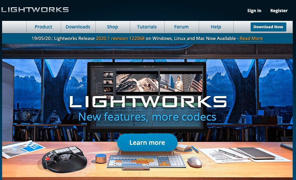 redimensionar video con lightworks