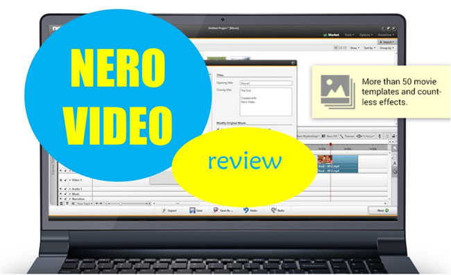 revisión de nero video editor