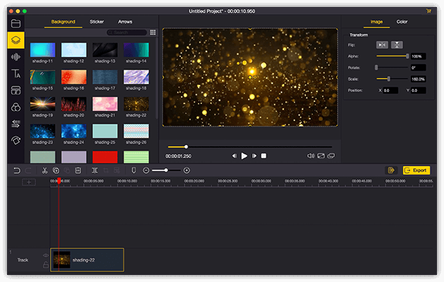 interfaz de tuneskit acemovi video editor